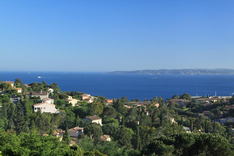 Zicht op de Golf van Saint Tropez