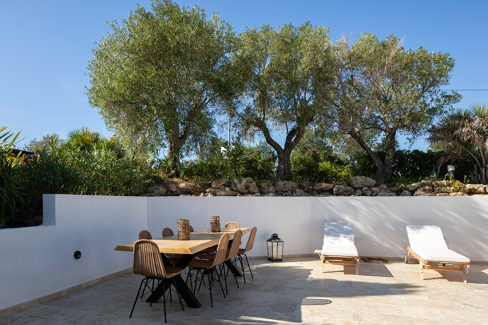 Terras achterzijde woning 