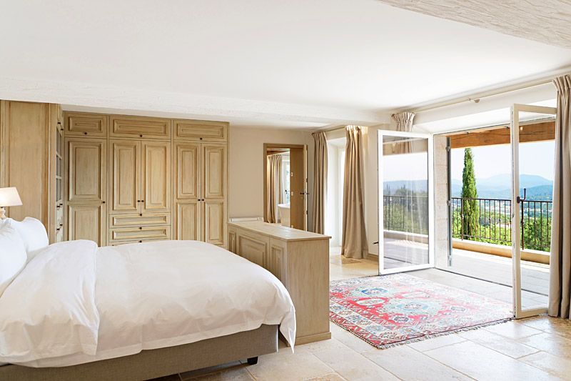 Master bedroom with private terrace