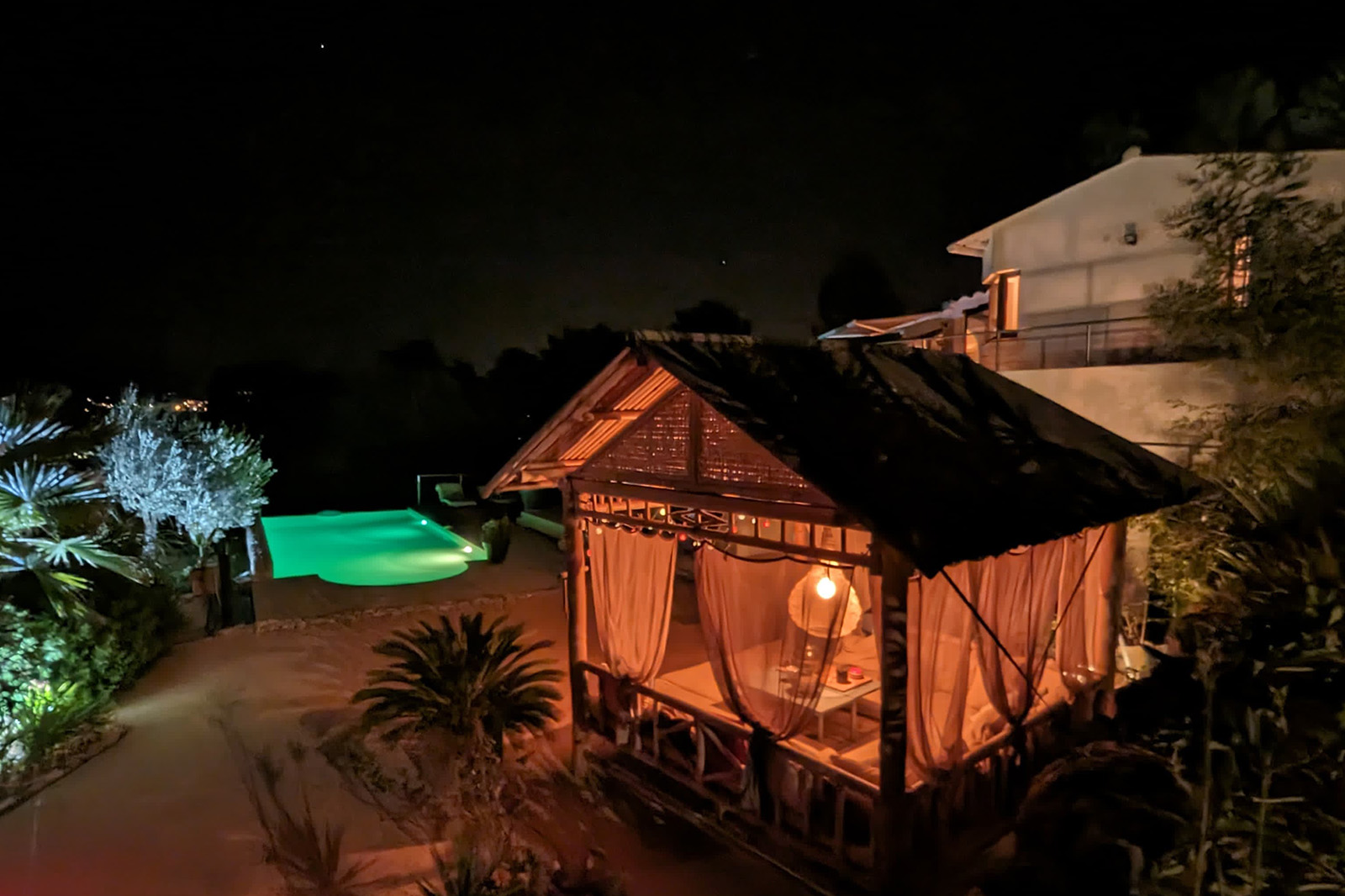 at night at night