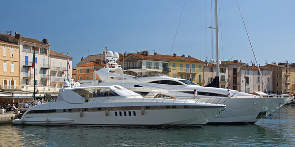 Saint-Tropez jachten in haven