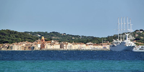 Sainte-Maxime vanaf zee