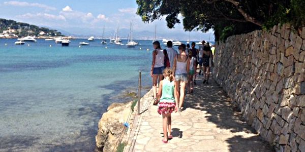 Start of the Antibes walk