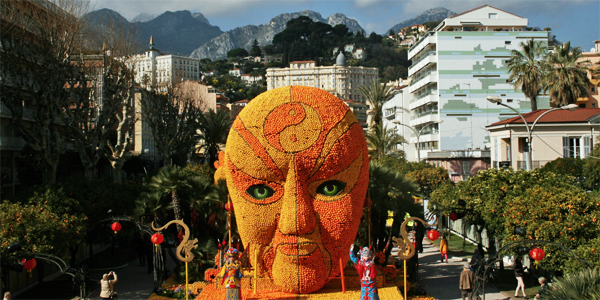 Het citroen festival in Menton