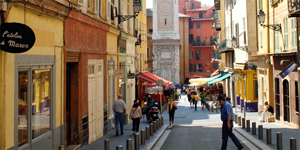 Winkelstraat in Monaco